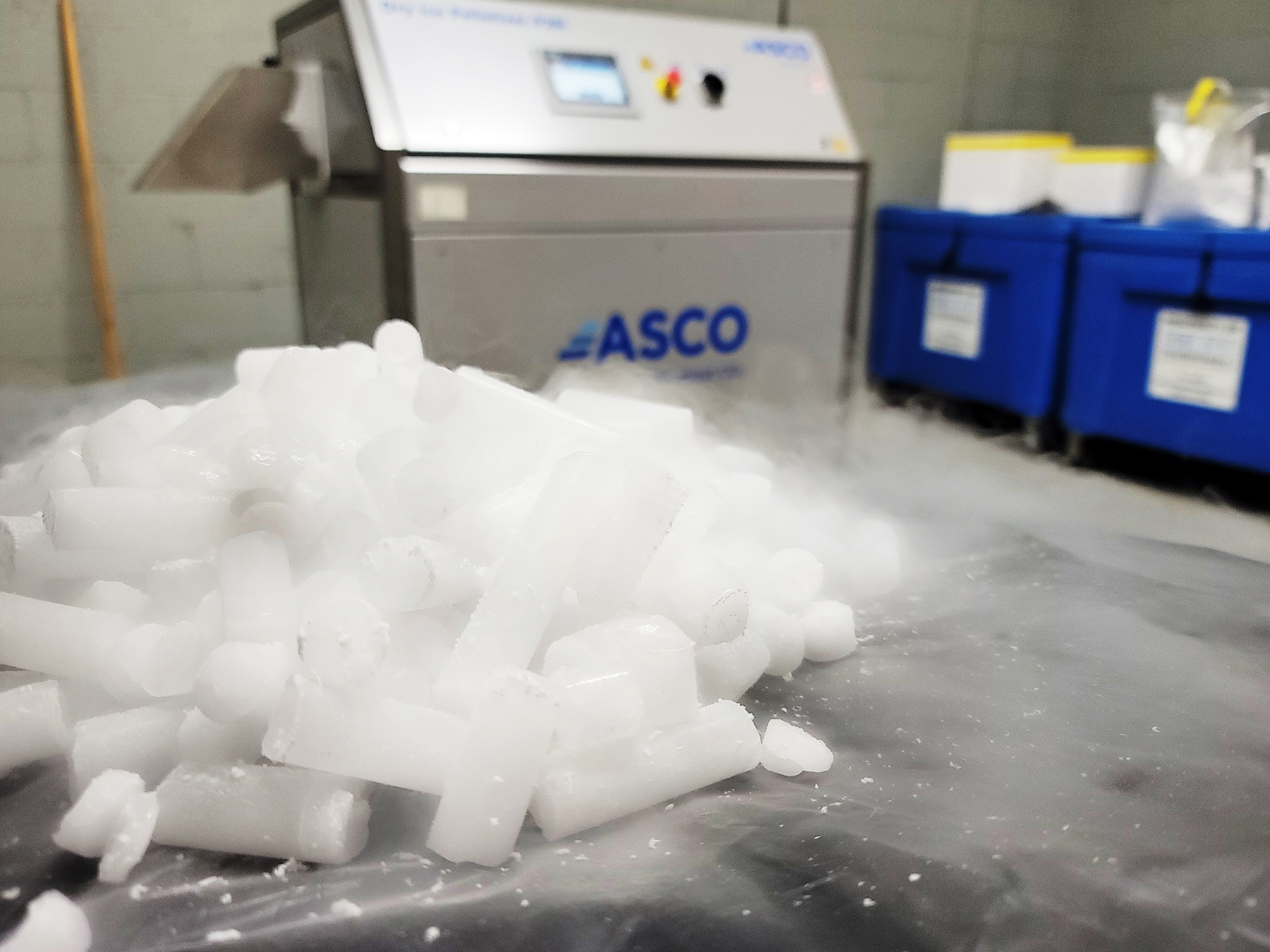 Dry ice production video